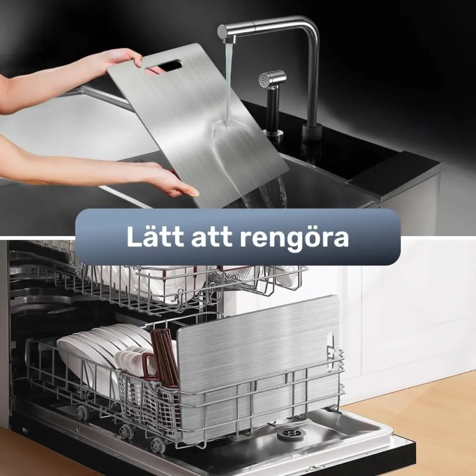 Katori titanskärbräda i användning i köket